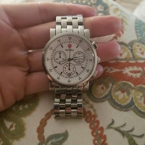 Michele Sport Sail SS Quartz 38mm Chronograph Stai